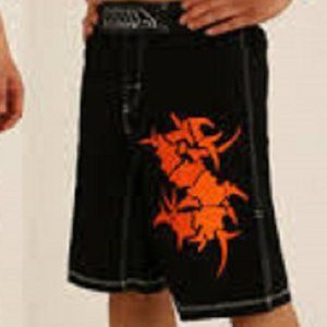 Sepultura MMA Shorts ***RARE*** Grappling Shorts Athletic Training Gym Shorts